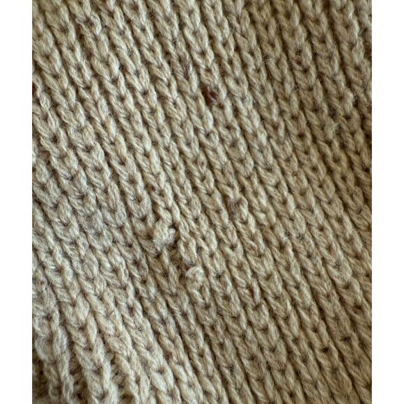 Vtg Pendleton Shetland Wool Sweater Zip Cardigan Mens L USA Chunky Knit Grandpa - Picture 9 of 10